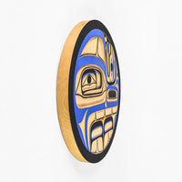 Wolf Moon - Yellow Cedar Panel