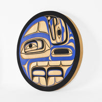 Wolf Moon - Yellow Cedar Panel