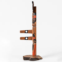Dogfish, Whale and Human - Cedar Mortuary Pole