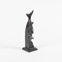 Whale and Raven - Argillite Pole