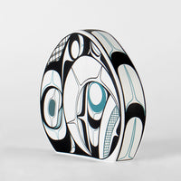 Pulsar - Basswood Sculpture