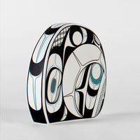 Pulsar - Basswood Sculpture