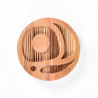 Salmon Egg - Red Cedar Panel