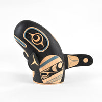 Spyhop Killerwhale - Basswood Sculpture