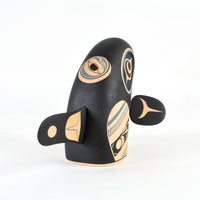 Spyhop Killerwhale - Basswood Sculpture