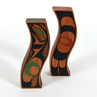 Brothers - Red Cedar Sculpture