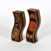 Brothers - Red Cedar Sculpture