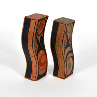 Brothers - Red Cedar Sculpture