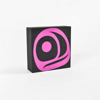 Salmon Egg - Acrylic on Wood