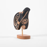 Raven - Basswood Maskette