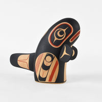 Spyhop Killerwhale - Basswood Sculpture