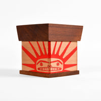 Sea Urchin and Otter - Bentwood Box