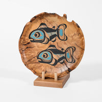 Salmon - Cedar Burl Plate