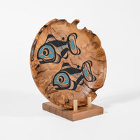 Salmon - Cedar Burl Plate