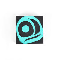 Salmon Egg - Acrylic on Wood