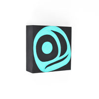 Salmon Egg - Acrylic on Wood