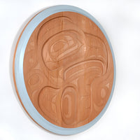 Misty Blue - Red Cedar Panel