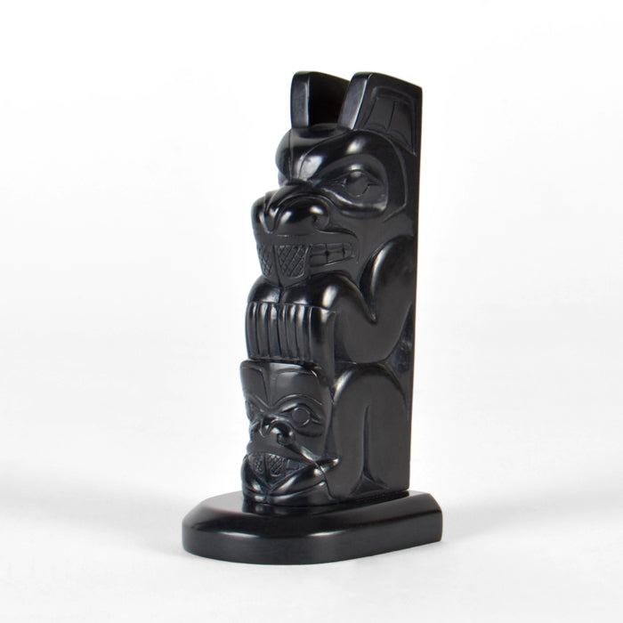 Beaver - Argillite Totem