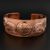 Salmon - Copper Bracelet