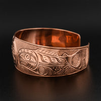 Salmon - Copper Bracelet