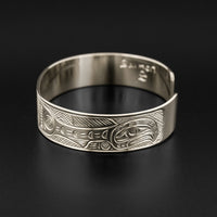 Salmon - Silver Bracelet