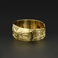 Raven and Light - 14k Gold Bracelet