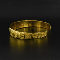 Split Raven - 24k Gold Bracelet