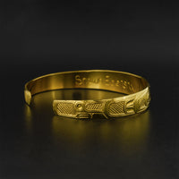 Split Raven - 24k Gold Bracelet