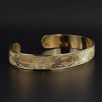 Salmon - 14k Gold Bracelet