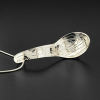Bear - Silver Spoon Pendant