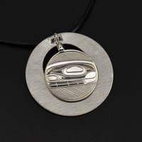 Eagle Transformation - Silver Pendant