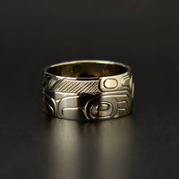 Wolf - 14k Gold Ring