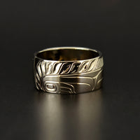 Wolf - 14k Gold Ring