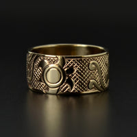 Turtles - 14k Gold Ring