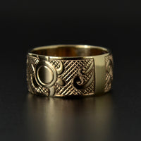 Turtles - 14k Gold Ring