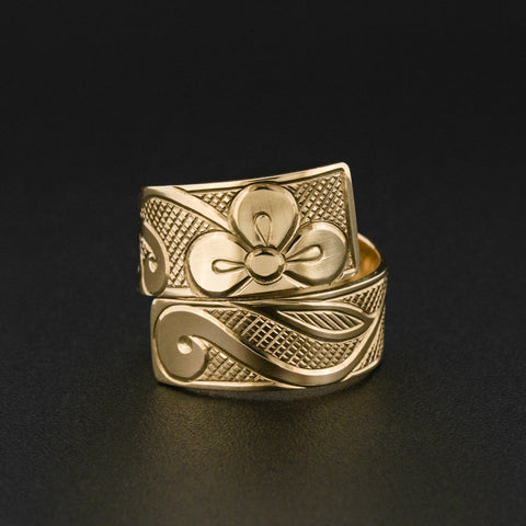 Floral - 14k Gold Wrap Ring