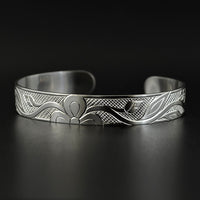 Floral - Silver Bracelet