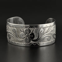Floral - Silver Bracelet