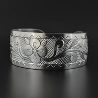 Floral - Silver Bracelet