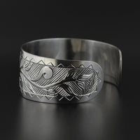 Floral - Silver Bracelet