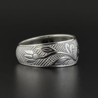 Floral - Silver Ring