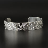 Floral - Silver Bracelet