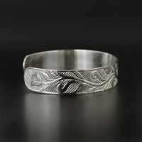 Floral - Silver Bracelet