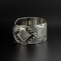Thunderbird Weaving - Silver Bracelet