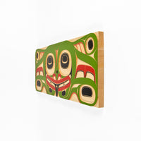 Frog - Yellow Cedar Panel