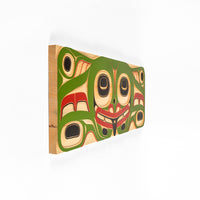 Frog - Yellow Cedar Panel