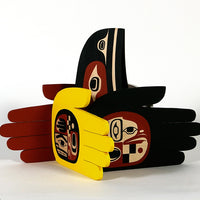 Hands of Peace and Friendship - Red Cedar and Basswood Sculpture
