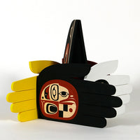 Hands of Peace and Friendship - Red Cedar and Basswood Sculpture