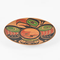 Eagle and Eagle Spirit - Painted Maple Plate
