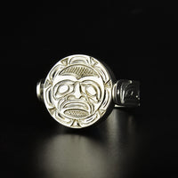 Sun and Moon - Silver and Copper Ring